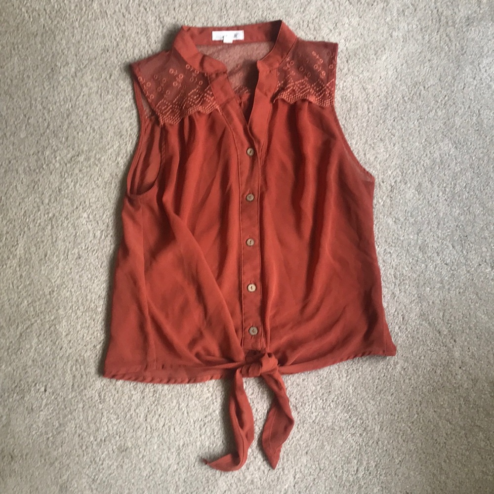 Sheer crop tank